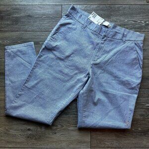 *NEW!* Womens Casual Striped‎ Blue White Label of Graded Goods Pants Size 12
